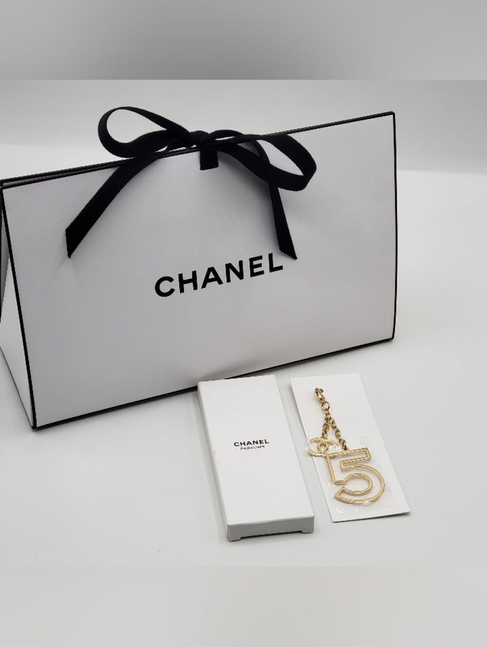 Authentic CHANEL Double Charm 5 Gift Bag